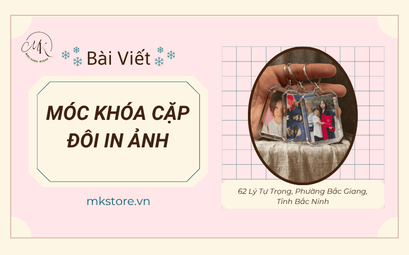 Bìa bài viết Móc khóa cặp đôi in ảnh