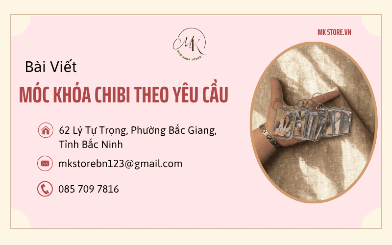 Bìa bài viết Móc khóa chibi theo yêu cầu