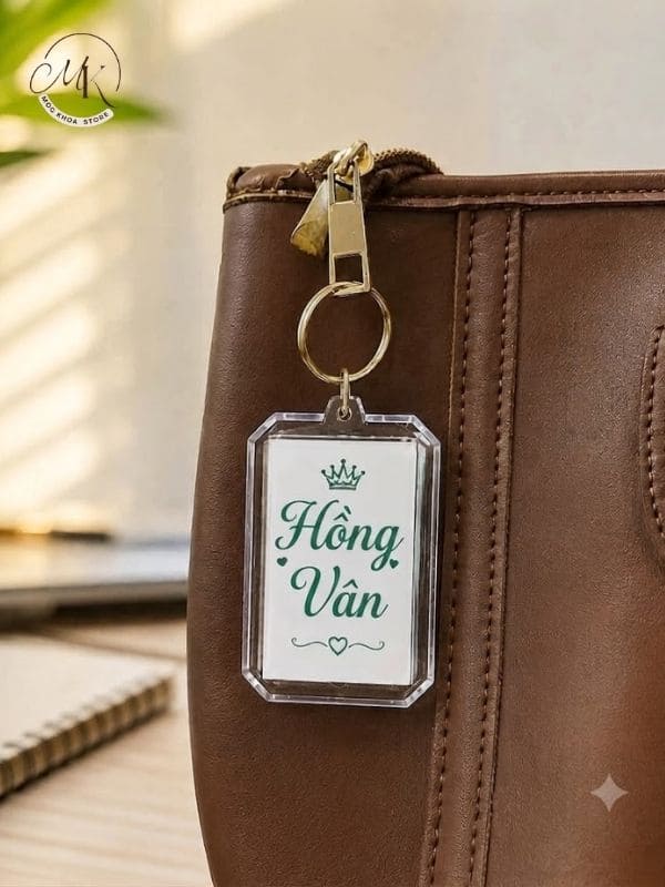 Móc khóa in tên MK Store 