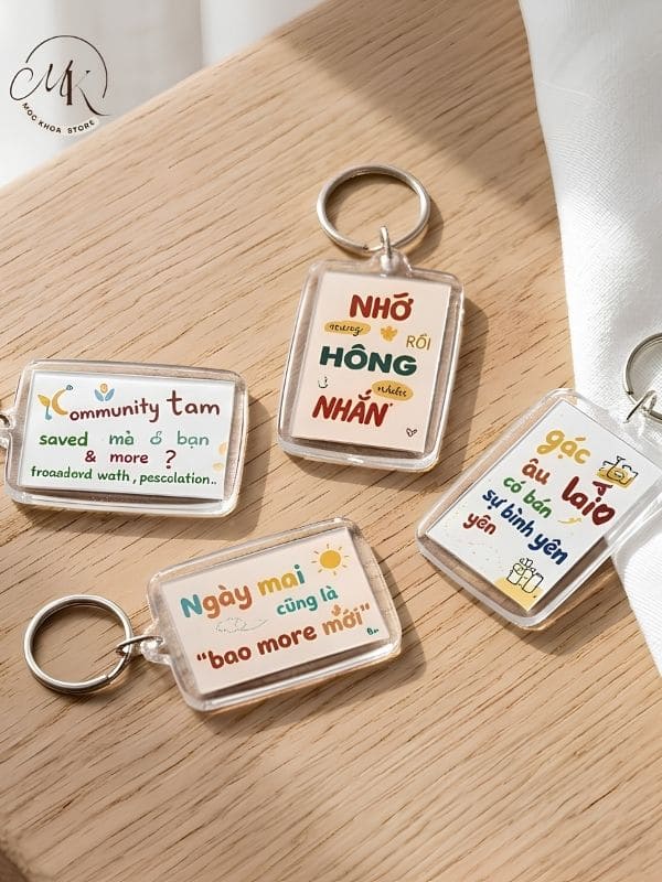 Móc khóa in tên MK Store